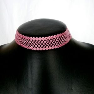 ! Clearance! Pink Choker Necklace